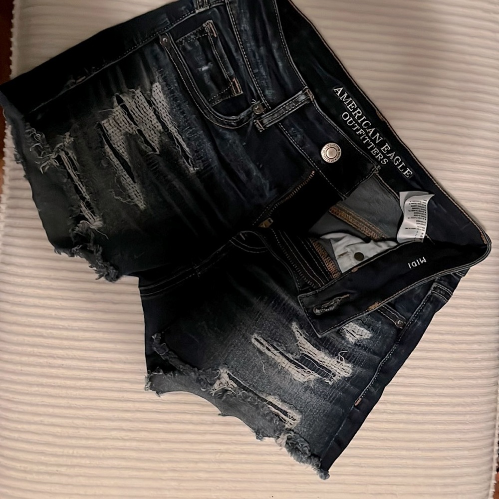 American Eagle denim shorts size 2 stretch